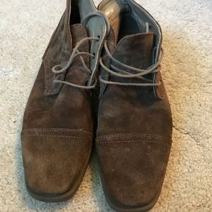 Calvin Klein Brown Suede Chukka Boots